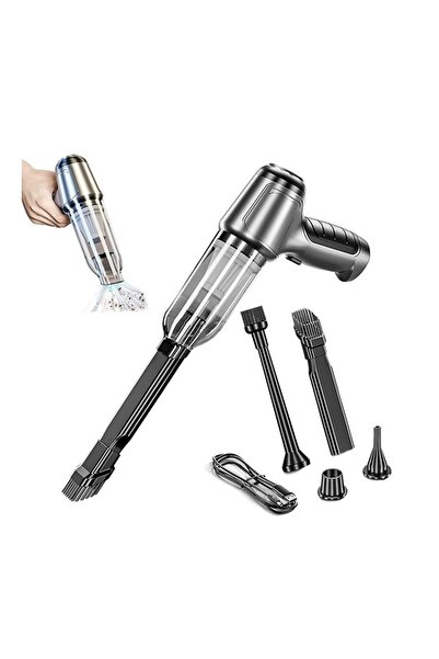 woodhub Mini taşınabilir USB elektrikli süpürge, ofis, ev ve araç için şarjlı...