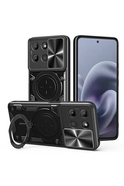 Techsuit Θήκη Motorola Moto G86 Power CamGuard Pro, μαύρη