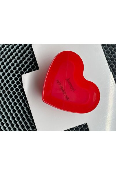 Shine Lazer Romantik Hediye Kalp Şeklinde Epoksi Küllük – İsimli & Tasarımlı