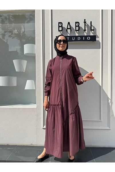 Almarwah Black 404980 Parachute Fabric Women's Cap Burgundy