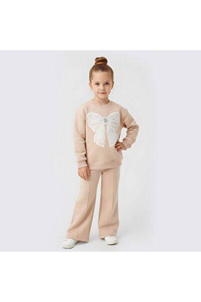 Lmn Pearl Lace Detail 3-Strand Shardoned Girl's Set