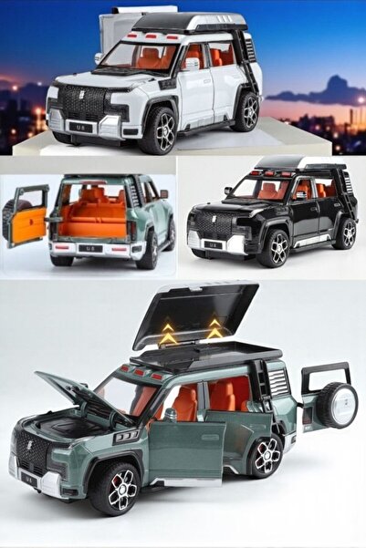 BYCEGU 95422 SESLİ VE IŞIKLI ÇEK BIRAK KAPILARI AÇILAN OYUNCAK JEEP ARABA BİR ADETTİR