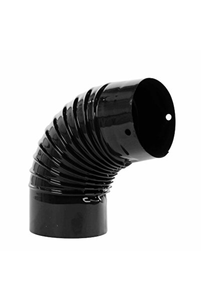 OEM Cot cret evacuare fum SPV, tabla emailata, D 120 mm, negru lucios