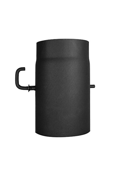 OEM Burlan cu clapeta, otel, negru, 130 x 250 mm