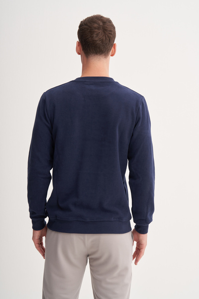 Cazador εφαρμοστό Φούτερ από βαμβακερό μείγμα Σελανίκης (25 ΧΕΙΜΩΝΑ)