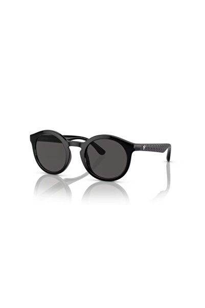 Dolce&Gabbana Unisex Black-Smoked Organic (Uv) Glass Cellulose Acetate (Celluloid) Closed Frame Oval - Round Sun g