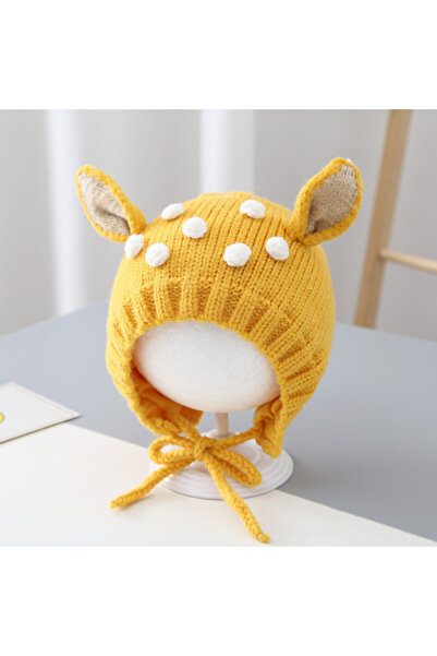 Superbaby Mustard yellow hat with ears