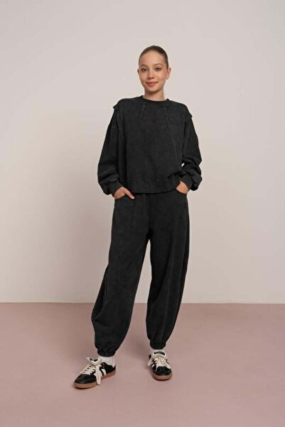LOCO LOCO Washable Girls' Set - Black