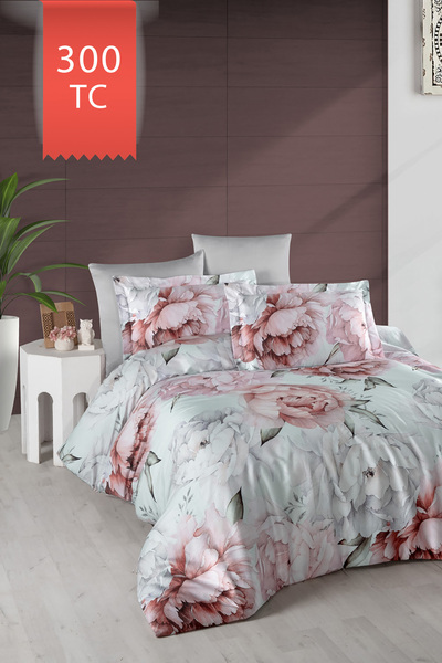 VAROL Королівський сатеневий двоспальний комплект постільної білизни 300TC - ...