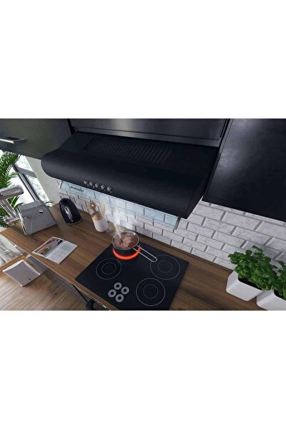 Berdsen Hota de bucatarie, traditionala, control mecanic, butoane, iluminare LED, 3 viteze, 205 mc/h, 60 ...