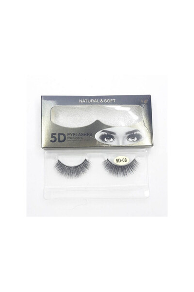 Total Pro Beauty False Eyelashes Band 5D-08
