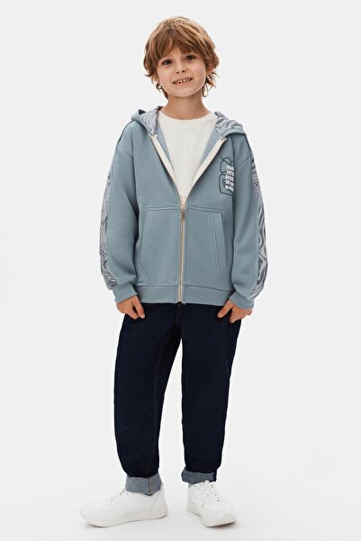 nk kids Boy's Zippered Cardigan Blue 49308