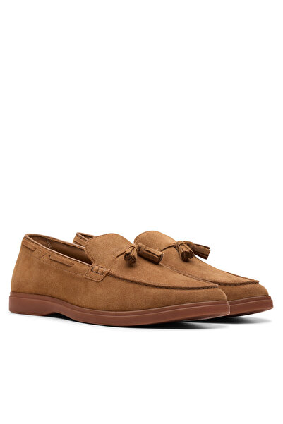 CLARKS Ανδρικά Μοκασίνια καφέ CLARKS-26180333 396 COLA SUEDE