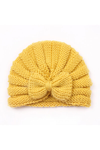 Superbaby Crocheted turban hat with bow