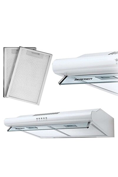 Berdsen Kitchen hood, traditional, mechanical control, buttons, LED lighting, 3 speeds, 205 mc/h, 60 ...