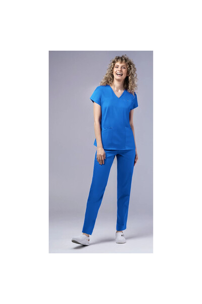 tag Γυναικεία ιατρική στολή, μπλούζα και παντελόνι, εφαρμοστό, New AMBRA, μπλ...