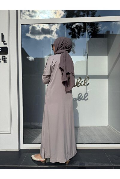 Invee 7154 Women's Cap with Pocket Detail Stone Color