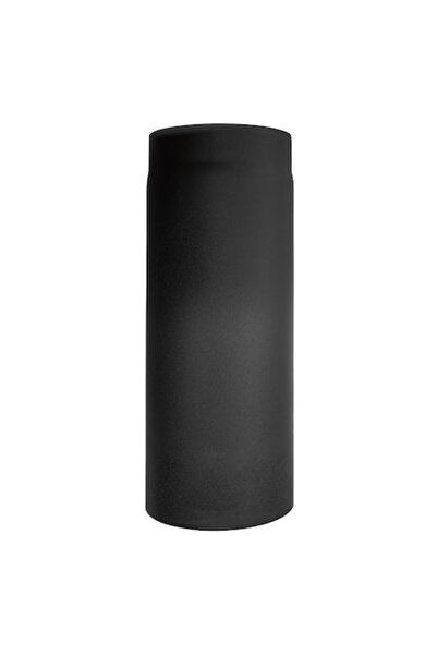 OEM Burlan evacuare fum, otel, negru, 130 x 500 mm