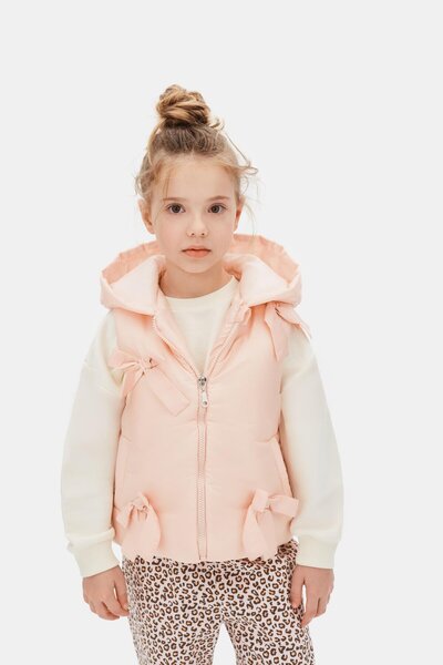 NK Γιλέκο με φιόγκο - Ροζ