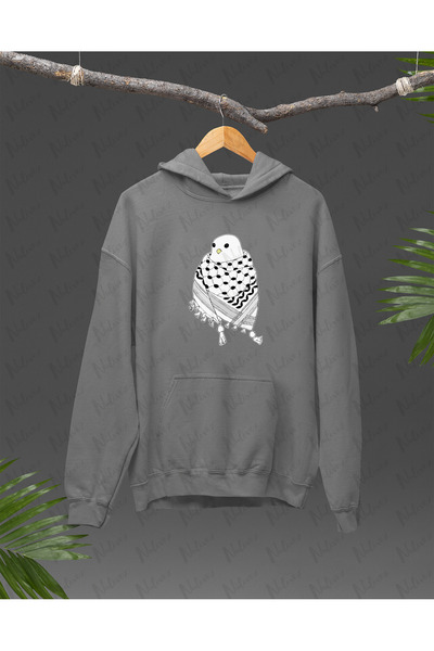 Nulivez هودي كبير الحجم للجنسين بتصميم فلسطيني مطبوع عالي الجودة