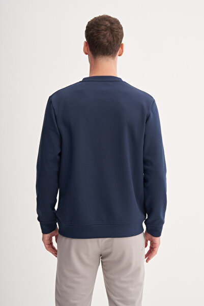 Cazador Φούτερ Scuba με στάμπα από βαμβακερό μείγμα Dynamic Regular Fit