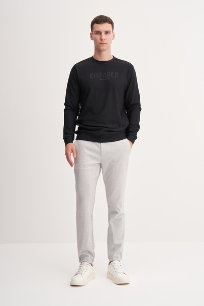 Cazador Baskılı Regular Fit Süprem Kumaş Sweatshirt