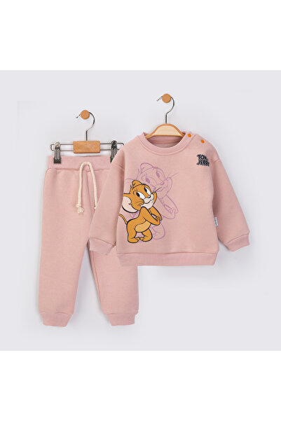 baby flamindo طقم أطفال مطبوع بثلاث خيوط