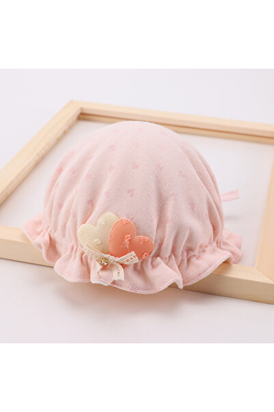 Superbaby Pink bonnet - Hearts