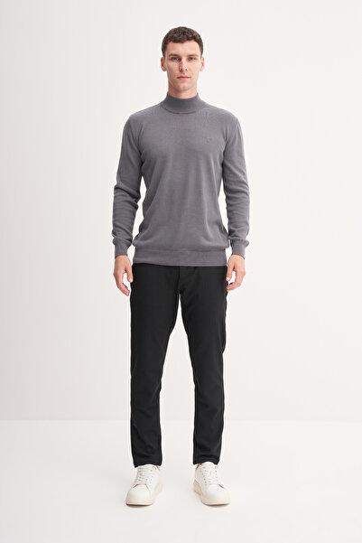 Cazador Slim Fit Cotton Fabric Basic Half Fisherman Sweater-36030