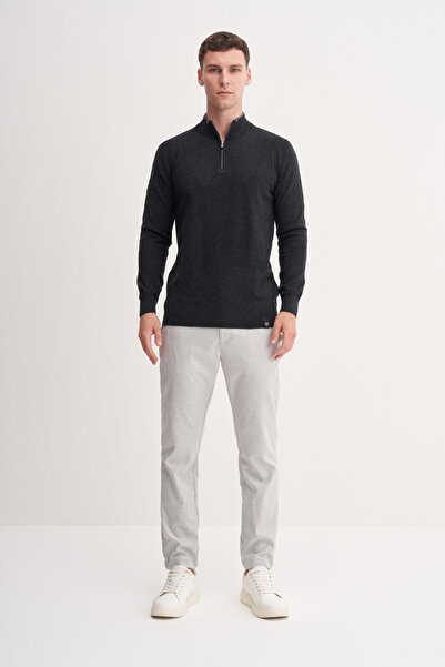 Cazador Premium Courspoun Slim Fit Half Fisherman Sweater-33250