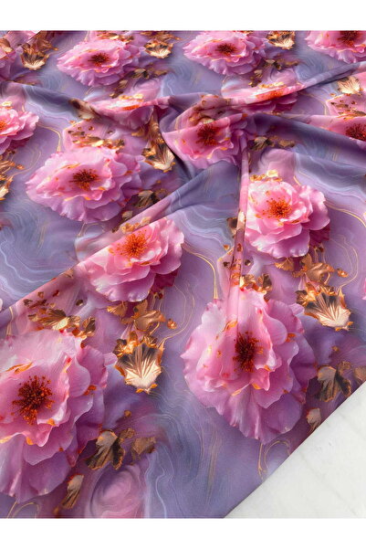 ipekkumaş قماش كريب بنمط الساراي لصناعة الفساتين والقمصان والسراويل الواسعة، ...