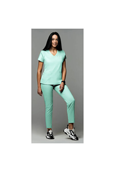 tag Costum medical de dama, bluza si pantalon, Slim Fit, New AMBRA, Fistic, S