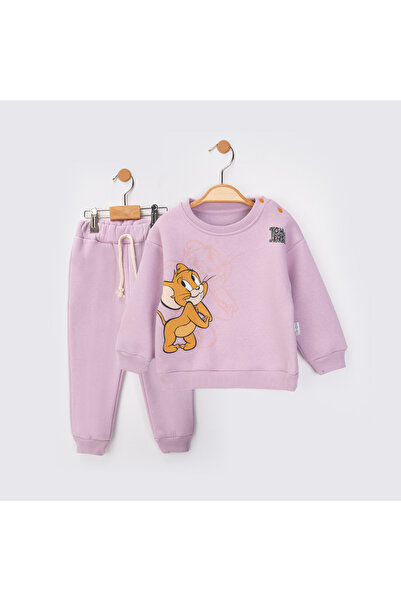 baby flamindo طقم أطفال مطبوع بثلاث خيوط