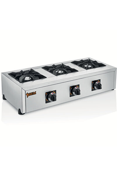 BEM 3"Lü Set Üstü Ocak Gazlı CE - BM.OC.403 SO 3 LPG (Tüp)