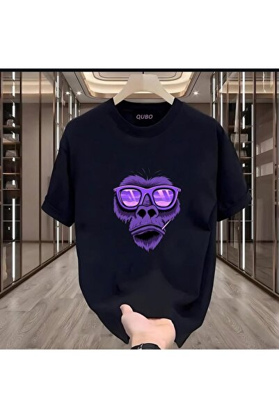 qubo sportswear & company Κοντομάνικο βαμβακερό μπλουζάκι oversize με στρογγυ...