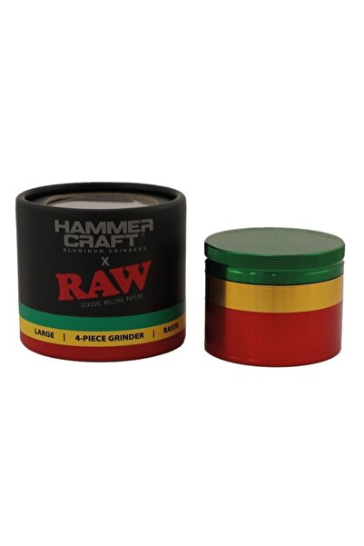 RAW Grinder Aerospaced, aluminiu, Rasta, 4 piese – 60 mm