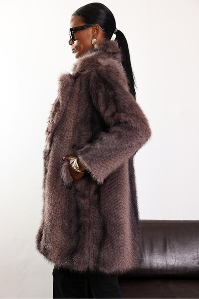 5in1Canpolat Mink Midi Length Volume Fur