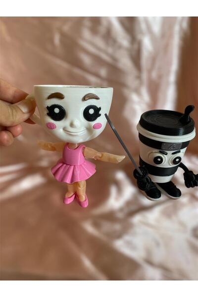 Eta3d Mega Boy 2-Piece Set Ballerina Cappuccino Ballerina Assascino Brainrot Family