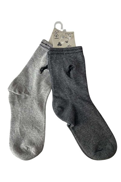 ww waka waka kids store Boys' 2-Piece Cotton Patterned Socks Set Comfortable and Stylish Everyday Socks