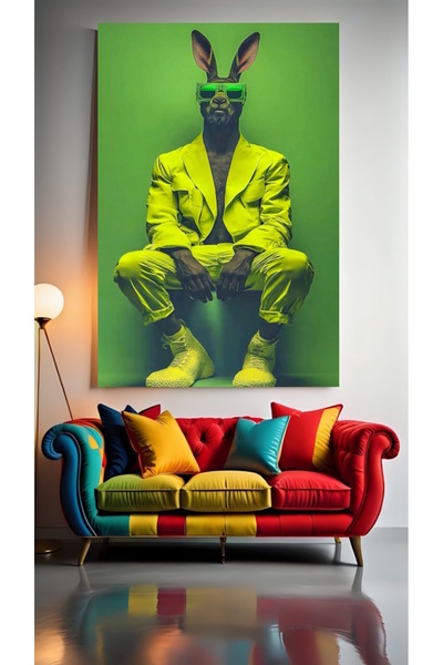 özkacar GREEN SUIT DRESSING KANGAROO V1 Acasă Perete Salon Salon de înfrumuse...