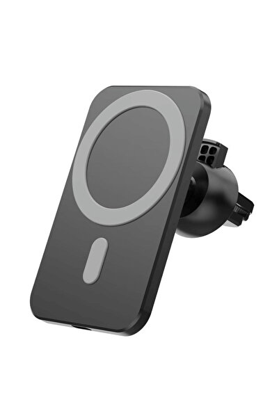 DigikalaX Suport auto tip MagSafe, încărcare wireless, compatibil cu Apple și Samsung, negru