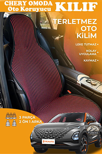 STS Oto Aksesuar غطاء مقعد سيارة من القماش المنسوج من سلسلة RED PRESTIGE متوا...