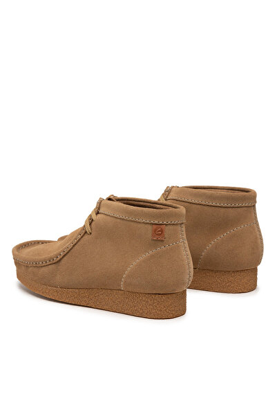 CLARKS Ανδρικά μποτάκια μέχρι τον αστράγαλο μπεζ CLARKS-SHACRE BOOT DARK SAND SUEDE 261594387