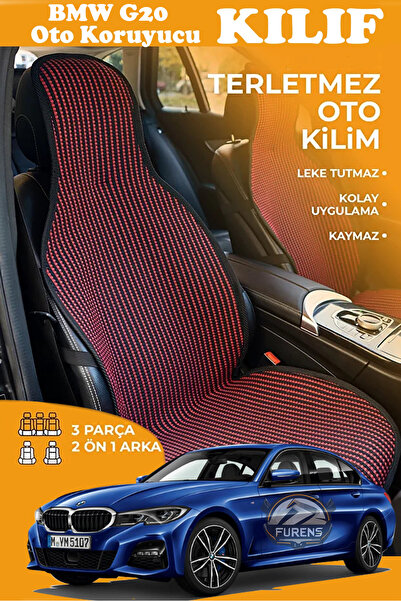 STS Oto Aksesuar غطاء مقعد سيارة من القماش المنسوج من سلسلة RED PRESTIGE المت...