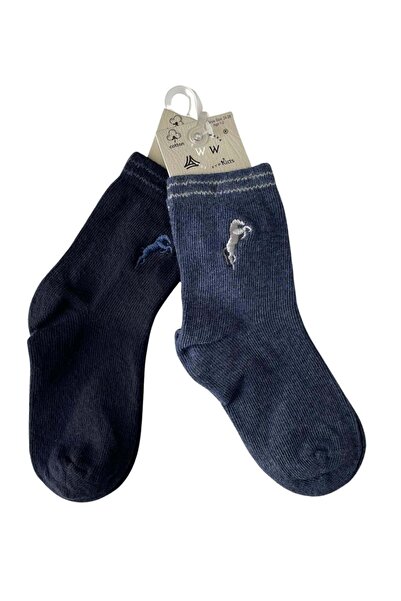 ww waka waka kids store Boys' 2-Piece Cotton Patterned Socks Set Comfortable and Stylish Everyday Socks