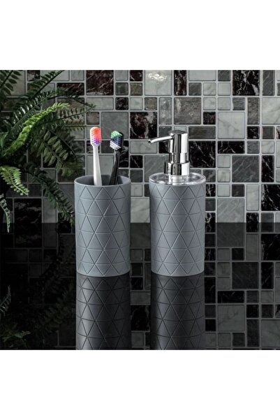 ANTBRO Liquid Soap Dispenser Antbro, Gray Plastic, Triangular Shape, 320ml