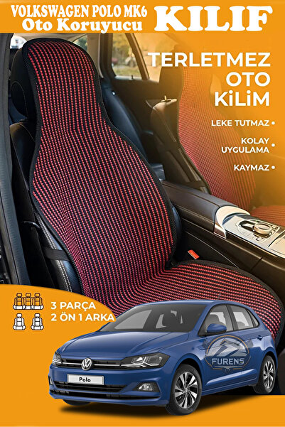 STS Oto Aksesuar غطاء مقعد سيارة فولكس فاجن بولو Mk6 متوافق مع سلسلة كريستال ...