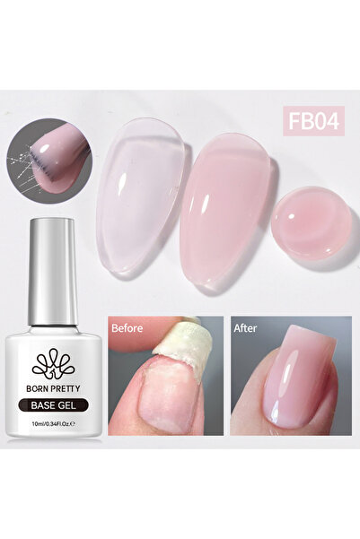 Born Pretty Fiber Rubber Base Gel/Fiber Parçacıklı Rubber Baz Kat(FB04)-10ml