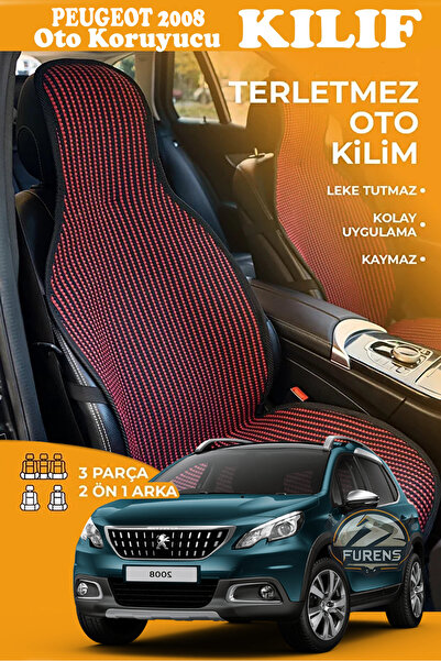 STS Oto Aksesuar غطاء مقعد سيارة من القماش المنسوج من سلسلة RED PRESTIGE متوا...