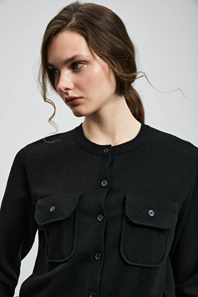 Lufian Zendaya Siyah Kadın Hırka 122100006